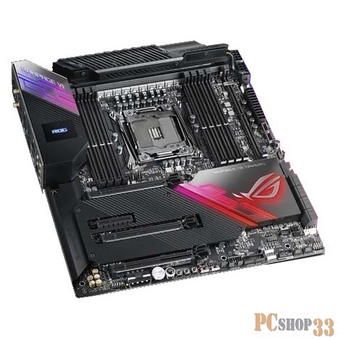 ASUS ROG RAMPAGE VI EXTREME ENCORE, LGA 2066, X299, 8*DDR4 , SLI+CrossFireX, SATA3 + SATA Express + RAID, Audio, Gb LAN, USB 3.2*17, USB 2.0*3, ATX