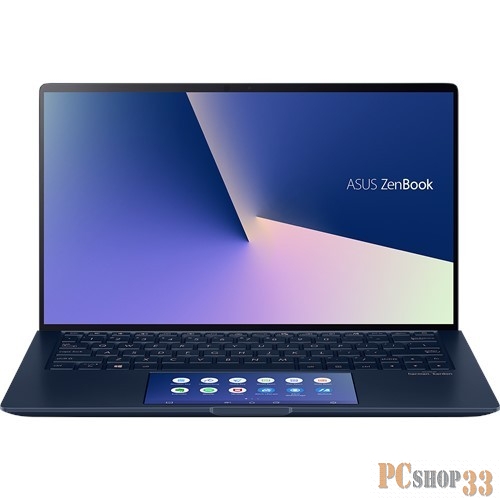 Ноутбук Asus UX334FL-A4003T i5-8265U (1.6)/8G/512G SSD/13.3FHD GL IPS/NV MX250 2G/ScreenPad/Win10 Royal Blue + чехол