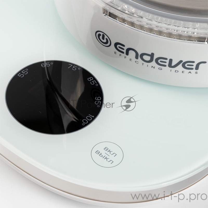 335 G-KR Чайник электрический Endever Skyline.Ёмкость 1,7 л, корпус из BIO-стекла, мощ.1800 Вт.