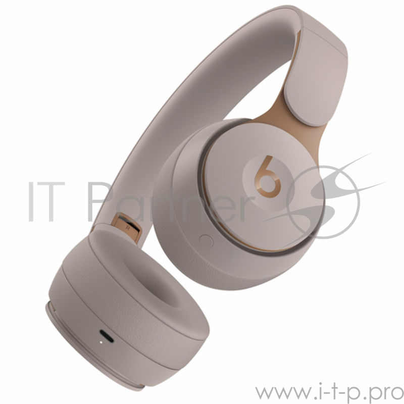 Беспроводные наушники Beats Solo Pro с системой шумоподавления серого цвета