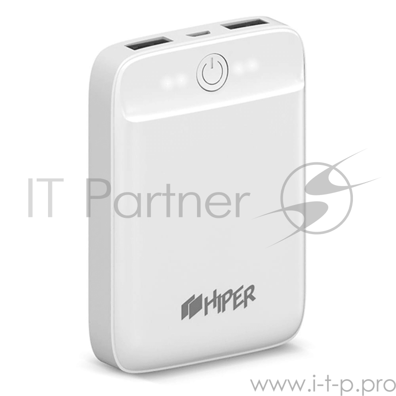 Аккумулятор HIPER Внешний аккумулятор HIPER SL6000 Li-Pol 6000 mAh 2.1A+2.1A 2xUSB белый