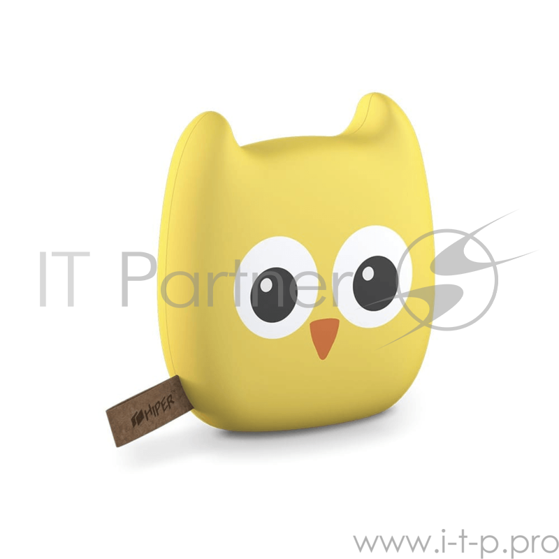 Аккумулятор HIPER Внешний аккумулятор HIPER ZOO OWL Li-Ion 1000mAh 2.4A+1,5A 2xUSB желтый