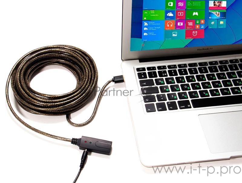 Greenconnect Удлинитель USB 2.0 с 2-мя акивными усилителями сигнала 15.0m Premium, AM/AF 24/22 AWG экран, армированный, морозостойкий, разъём для доп.питания, GCR-UEC3M21-BD2S-15.0m Greenconnect Удлинитель USB 2.0 с 2-мя акивными усилителями сигнала