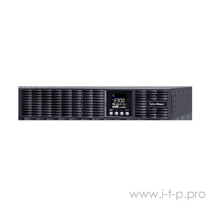 Источник бесперебойного питания UPS Online CyberPower OLS3000ERT2Ua Rack 3000VA/2700W USB/RS-232/SNMP Slot/EPO(3+3) IEC320 C13(1) C19
