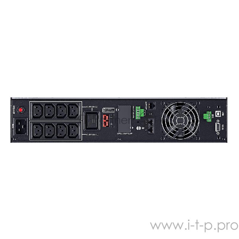 Источник бесперебойного питания UPS Online CyberPower OLS3000ERT2Ua Rack 3000VA/2700W USB/RS-232/SNMP Slot/EPO(3+3) IEC320 C13(1) C19