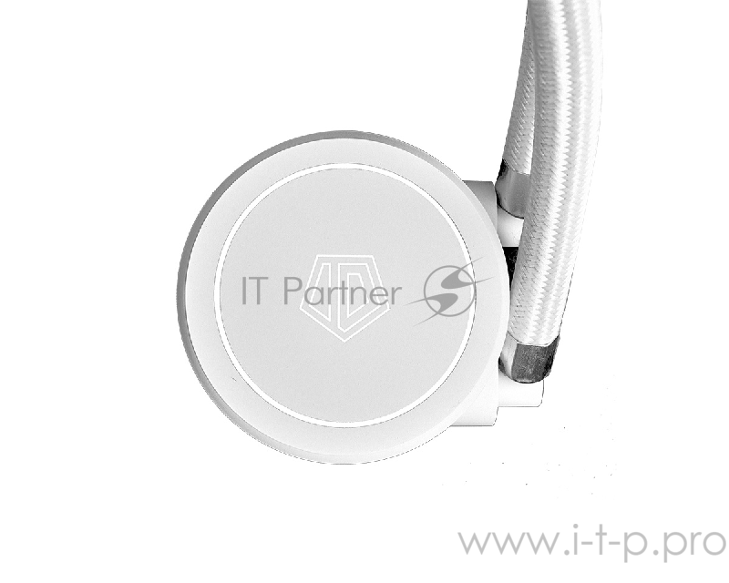 Комплект водяного охлаждения ID-COOLING FROSTFLOW X 240 SNOW LGA2066/2011/1366/1151/50/55/5 250W, cнежно-белый, Помпа и вентиляторы с White LED подств., PWM, DUAL FAN 120mm) RET