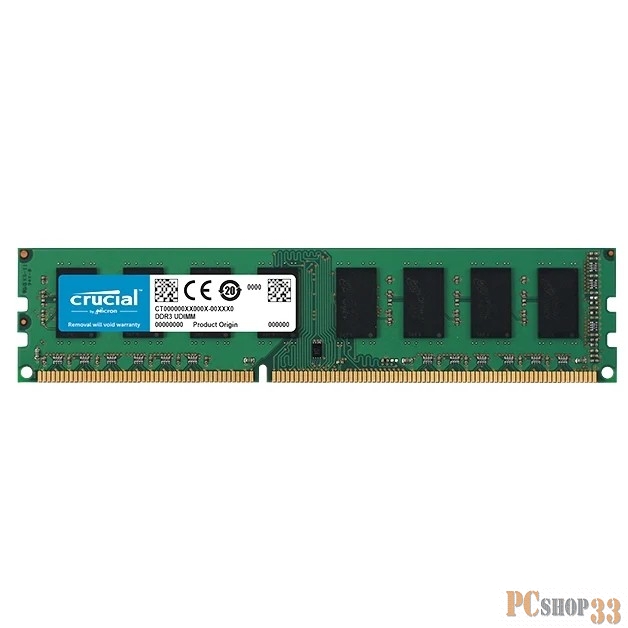Модуль памяти 16GB PC12800 DDR3L CT204864BD160B CRUCIAL