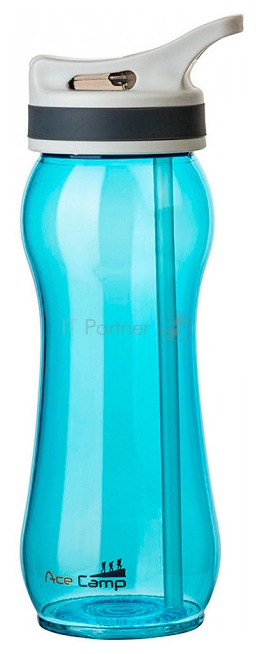 Бутылка AceCamp Tritan (15536) 0.6л синий пластик