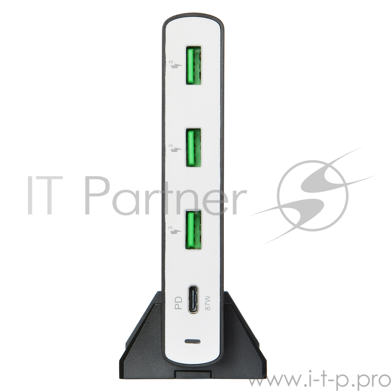 Сетевое зарядное устройство CЗУ (ACD-P904U-V1B) 90Вт, Сетевое ЗУ 4xUSB 1PD+3QC, 3.6~20В/4.35А(max) RTL {20}