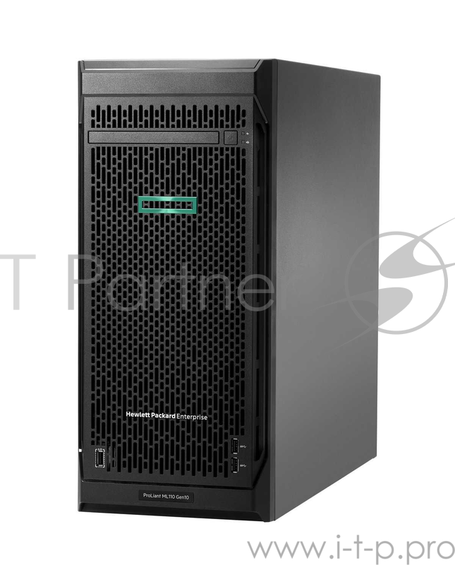 Сервер HPE ProLiant ML110 G10 1x3204 1x8Gb 3.5 RW S100i 1G 2P 1x350W (P10806-421)