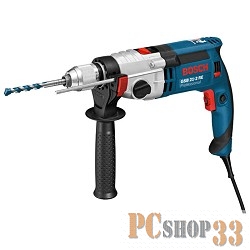 Дрель-шуруповёрт Bosch GSB 21-2 RE Professional 060119C500, ударная (1100Вт, 900/3000об./мин., 51000уд./мин., быстроз.) + кейс