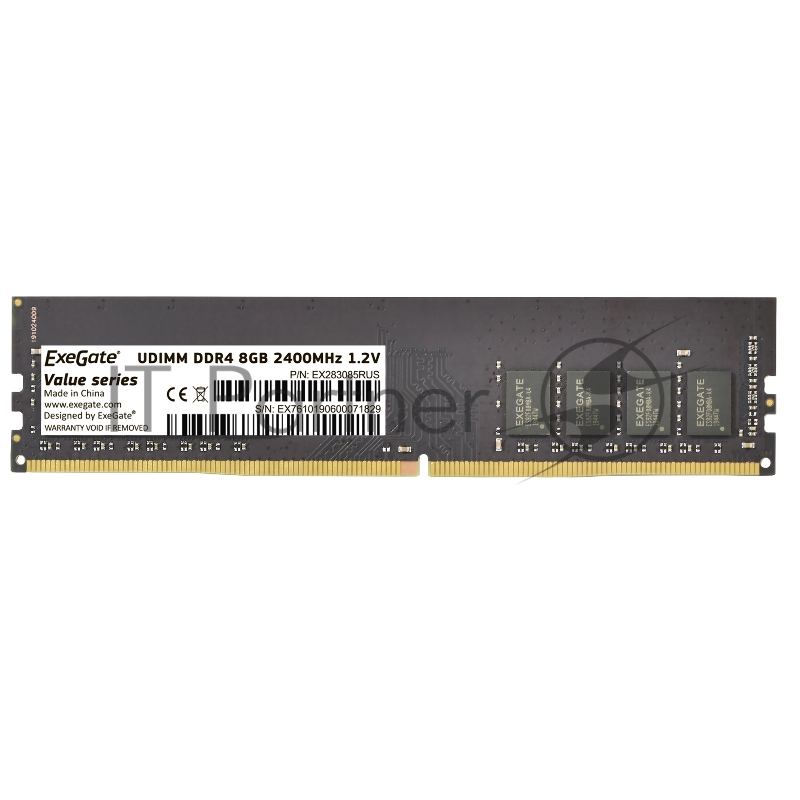 Модуль памяти ExeGate Value DIMM DDR4 8GB <PC4-19200> 2400MHz