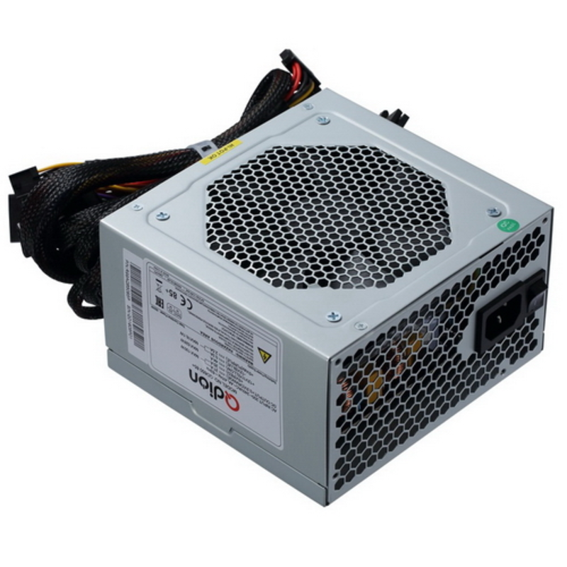Блок питания QD650 85+ ATX QD650 85+,650W 85+ real,12cm fan, 24+4pin, CPU4+4,PCI-E 6+2 to 6+2pin,5*sata,3*molex,1*fdd pin, input 230V,I/O switch, power cord 1.5m