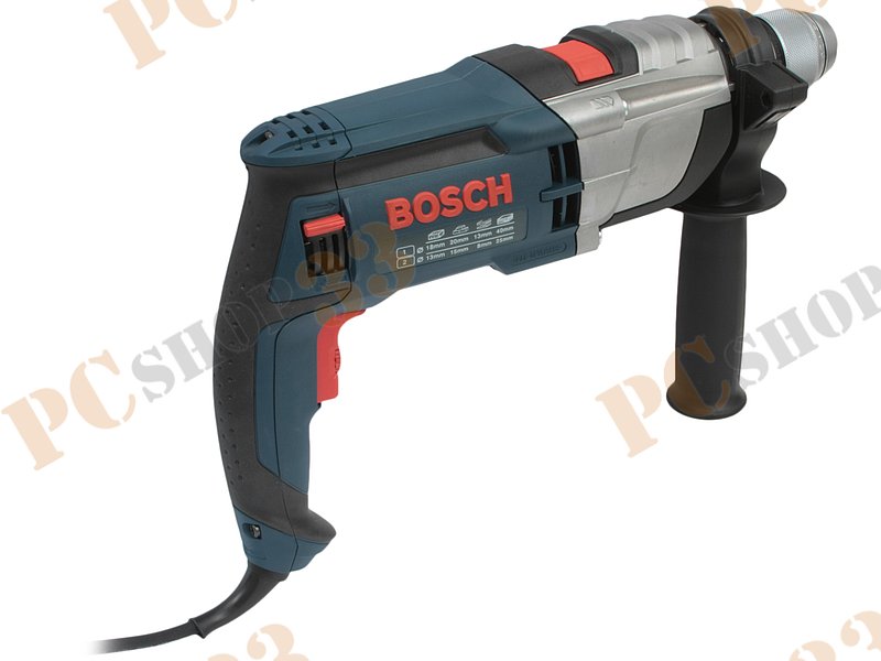 Дрель-шуруповёрт Bosch GSB 19-2 RE Professional 060117B500, ударная (850Вт, 1000/3000об./мин., 51000уд./мин., быстроз.) + кейс