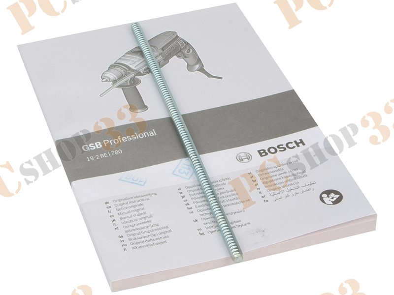 Дрель-шуруповёрт Bosch GSB 19-2 RE Professional 060117B500, ударная (850Вт, 1000/3000об./мин., 51000уд./мин., быстроз.) + кейс