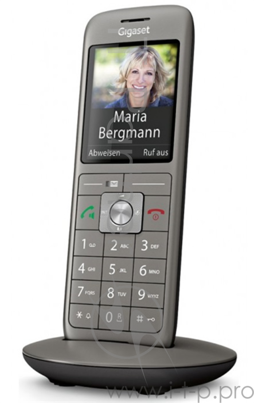 Трубка доп. Dect Gigaset CL660HX черный для CL660HX