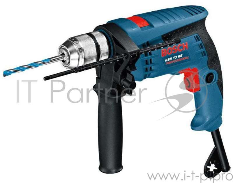 Дрель-шуруповёрт Bosch GSB 13 RE Professional 0601217100, ударная (600Вт, 2800об./мин., 44800уд./мин., быстроз.)