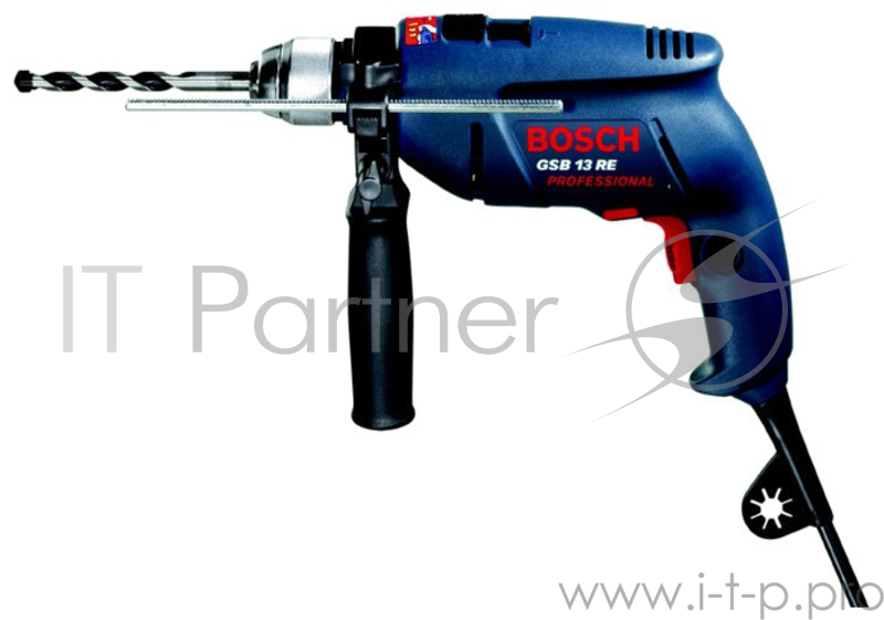 Дрель-шуруповёрт Bosch GSB 13 RE Professional 0601217100, ударная (600Вт, 2800об./мин., 44800уд./мин., быстроз.)