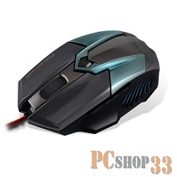 Мышь CROWN Gaming CMXG-606, blue CM000001223{проводная, оптическая, 800/ 1200/ 200dpi, USB, 6 кннопок}