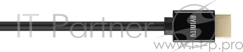 Кабель аудио-видео Avinity HDMI (m)/HDMI (m) 3м. Позолоченные контакты черный (00127169)