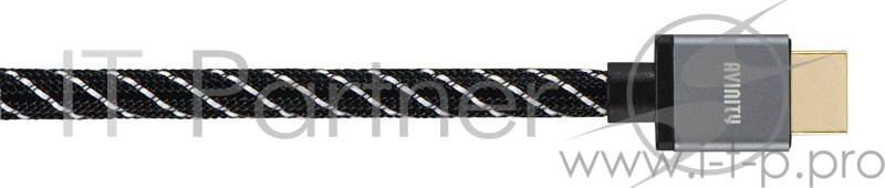 Кабель аудио-видео Avinity HDMI (m)/HDMI (m) 2м. Позолоченные контакты черный (00127172)