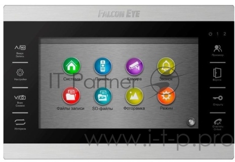 Видеодомофон Falcon Eye FE-70 ATLAS HD черный