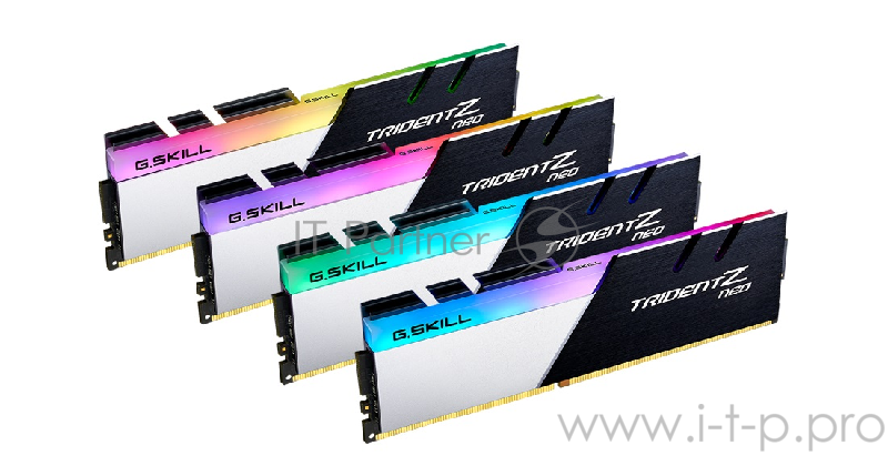 Модуль памяти G.SKILL TRIDENT Z NEO DIMM DDR4 32GB (4x8GB kit) 3800MHz CL14 1.5V / F4-3800C14Q-32GTZN
