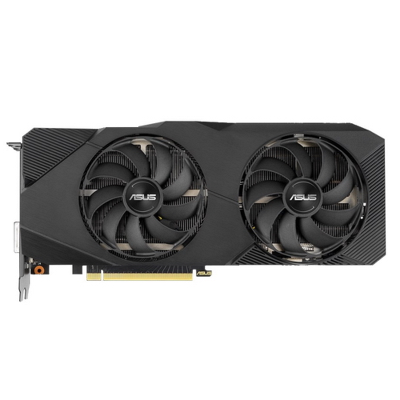 Видеокарта ASUS DUAL-RTX2070-O8G-EVO // RTX2070,HDMI*2,DP*2,DVI*1,8GD6 90YV0CN1-M0NA00