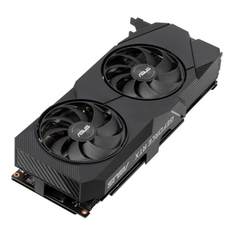 Видеокарта ASUS DUAL-RTX2070-O8G-EVO // RTX2070,HDMI*2,DP*2,DVI*1,8GD6 90YV0CN1-M0NA00
