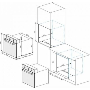 Духовой шкаф электрический DARINA 2V5 BDE 112 708 М