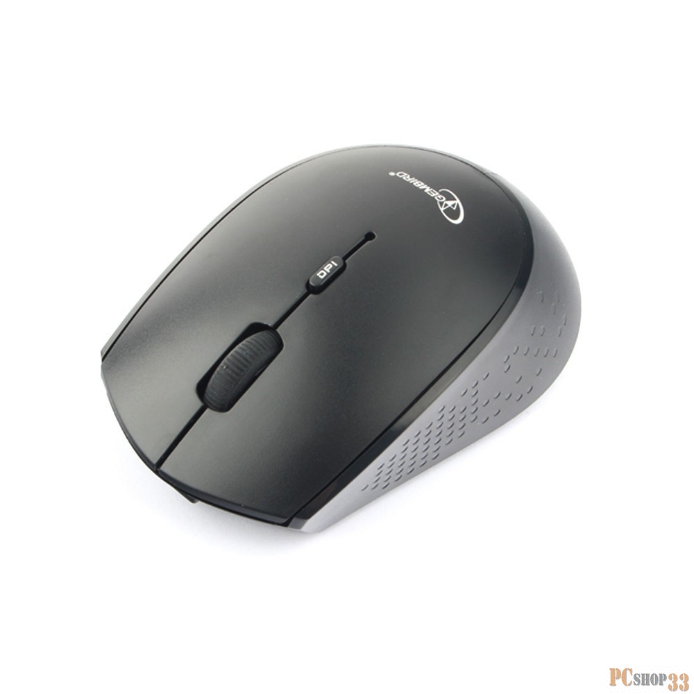 Мышь беспров. Gembird MUSW-351, Bluetooth v.3.0, черный, встроенный аккумулятор, 3 кнопки+колесо-кнопка, 1600 DPI, блистер