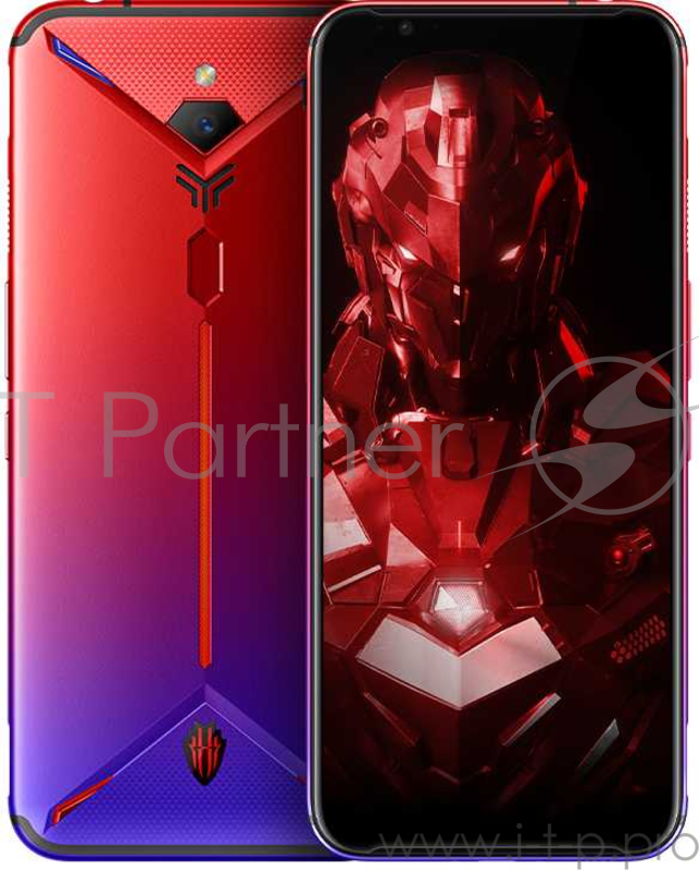 Смартфон Nubia Red Magic 3s 256Gb 12Gb красный/синий моноблок 3G 4G 2Sim 6.65 2000x3200 Android 9.0 48Mpix 802.11 b/g/n GPS GSM900/1800 GSM1900 TouchSc Ptotect MP3 FM A-GPS