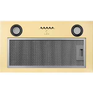 Вытяжка встраиваемая Lex GS Bloc P 600 IV LIGHT слоновая кость управление: кнопочное (1 мотор)