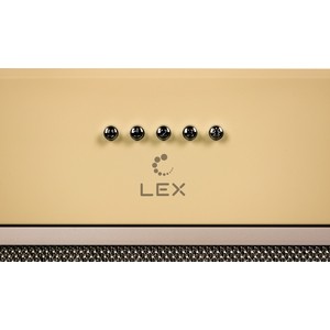Вытяжка встраиваемая Lex GS Bloc P 600 IV LIGHT слоновая кость управление: кнопочное (1 мотор)