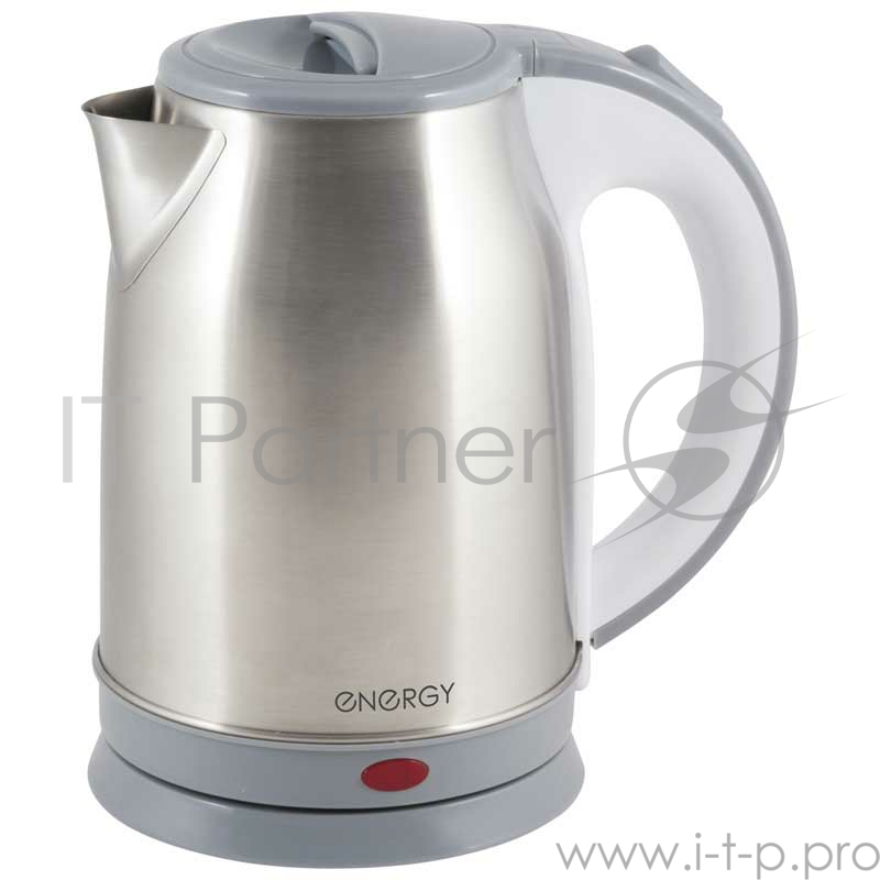 Чайник электрический ENERGY E-202, нержавейка, 1,8 л, диск