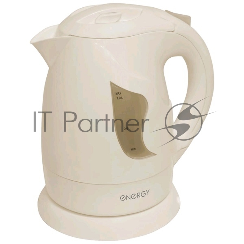 Чайник электрический ENERGY E-209 пластиковый,1л,бежевый, 780-900 Вт, 220В (в уп. 12 шт)