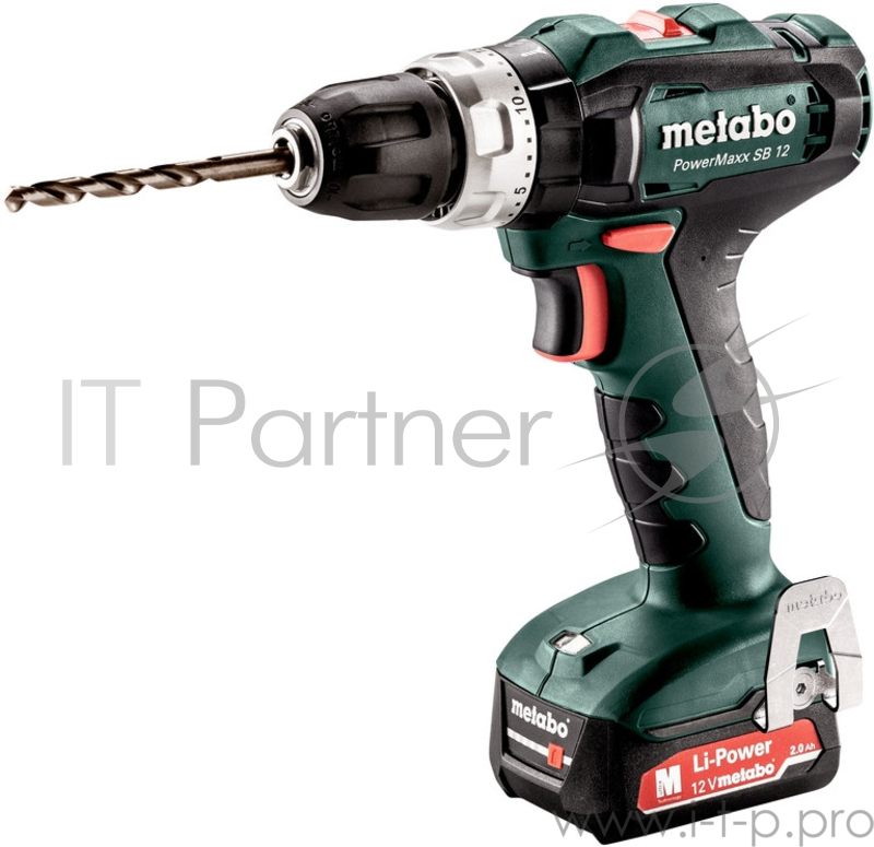 Дрель-шуруповерт Metabo PowerMaxx SB 12 аккум. патрон:быстрозажимной (кейс в комплекте)