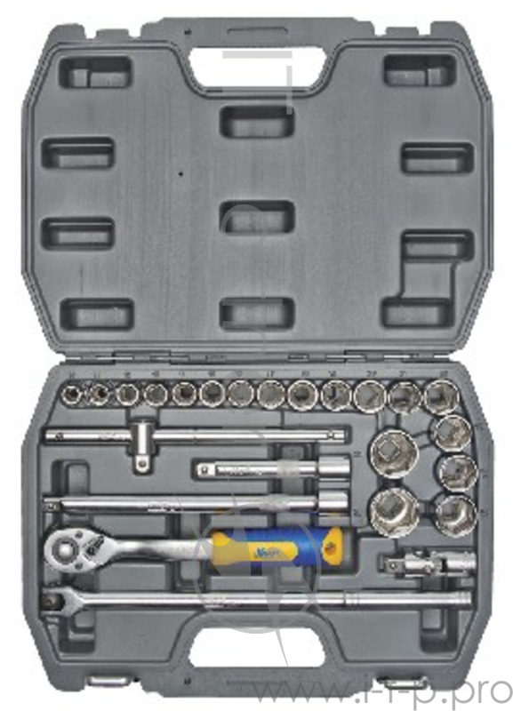 Набор инструмента KRAFT 1/2Dr 25 предметов (КТ 700301)(KRAFT Набор инструмента 1/2Dr 25 предметов (КТ 700301))