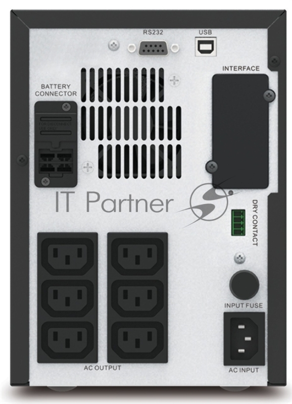 ИБП APC Easy UPS SMV 1000VA/700W, Line-Interactive, 220-240V 6xIEC C13, SNMP slot, USB, 2 y. war.