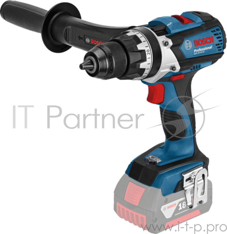 Дрель-шуруповёрт Bosch GSR 18 VE-EC Professional 06019F1100, аккум. (Li-Ion 18В, 480/2100об./мин., быстроз.) + кейс (без аккум.)