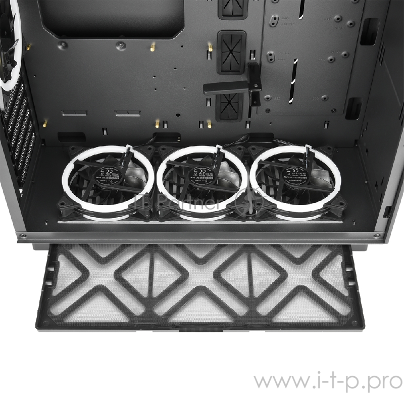 Sharkoon PURE STEEL RGB led игровой корпус чёрный (ATX, закаленное стекло, fan 3x120 мм + 1x120 мм, 2xUSB 3.0, audio)