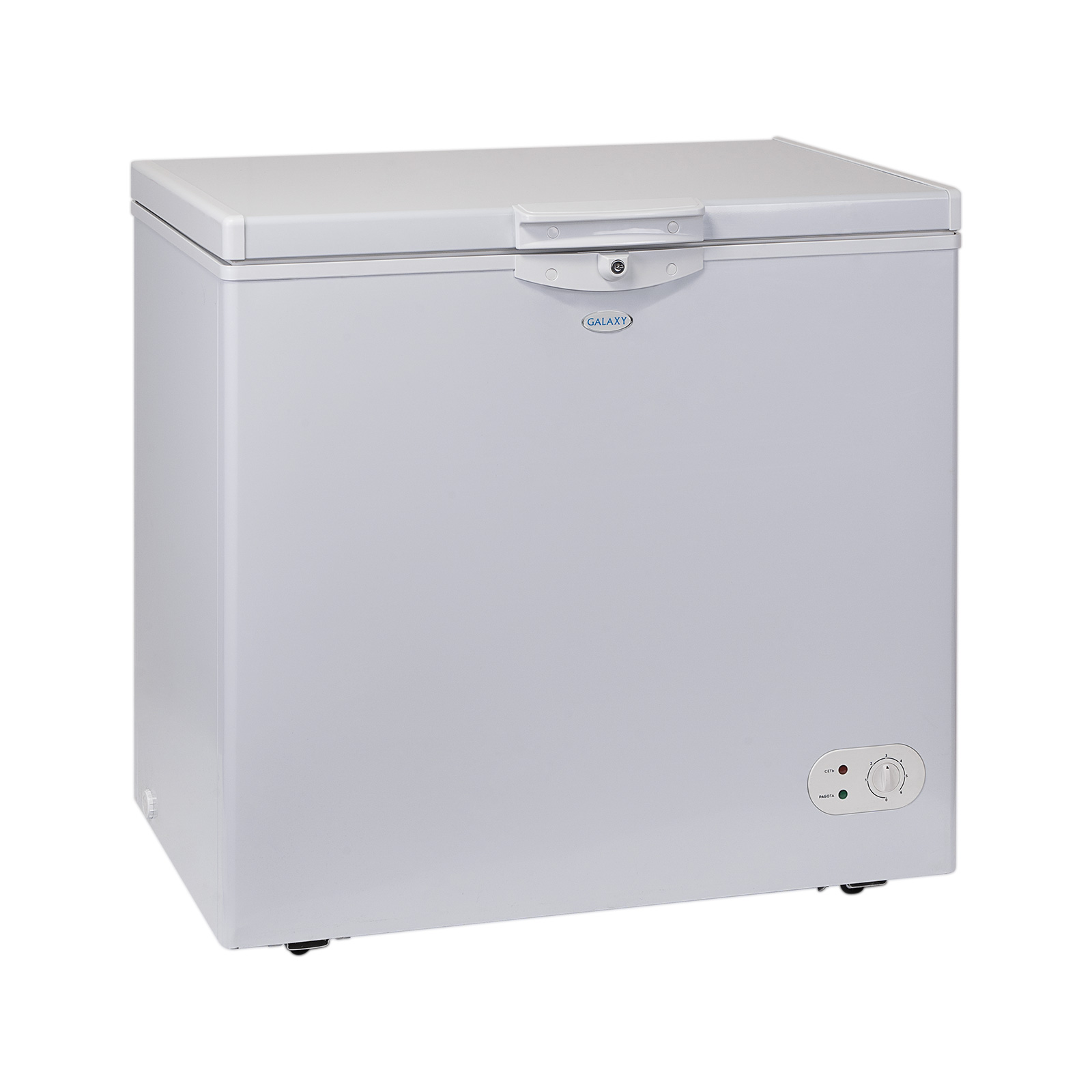 Galaxy GL 3141 (1шт) Ларь морозильный 130Вт, полезный объем 193л, общий объем 211л, климатический класс: T/ST, хладагент: R600а (0,035 кг), вспениват