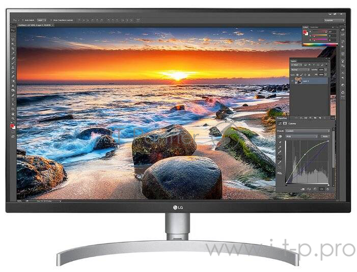 Монитор LG 27 27UL850-W черный IPS LED 5ms 16:9 HDMI M/M матовая HAS 1000:1 350cd 178гр/178гр 3840x2160 DisplayPort Ultra HD 6.2кг