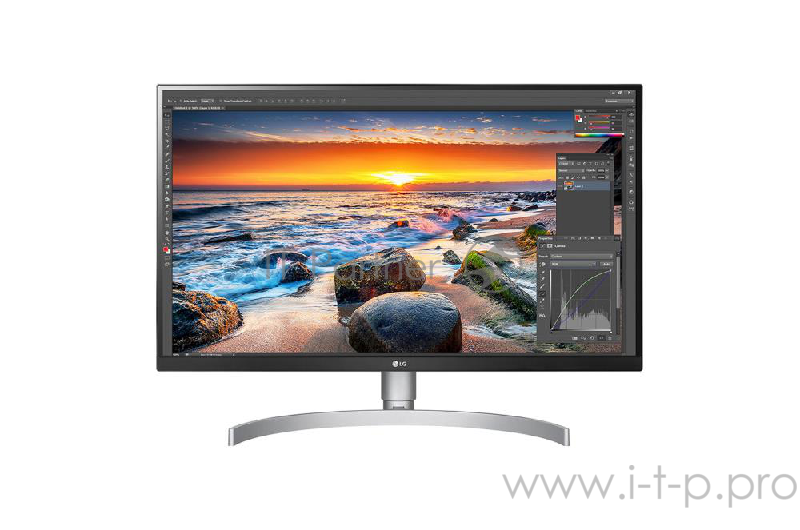 Монитор LG 27 27UL850-W черный IPS LED 5ms 16:9 HDMI M/M матовая HAS 1000:1 350cd 178гр/178гр 3840x2160 DisplayPort Ultra HD 6.2кг