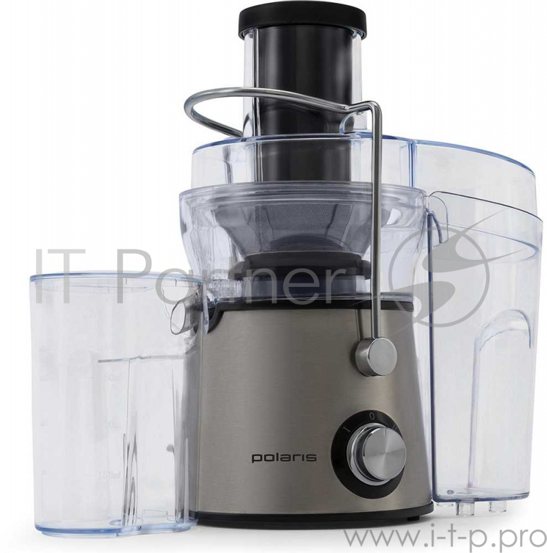 Соковыжималка центробежная Polaris PEA 1142A 1100Вт рез.сок.:500мл. черный/нержавеющая сталь