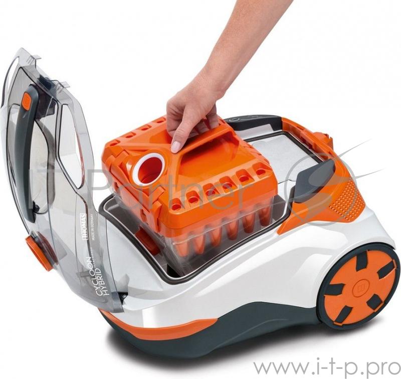Пылесос Thomas Cycloon Hybrid Pet & Friends 1400Вт белый/оранжевый