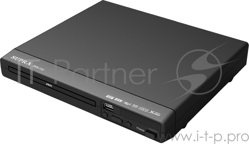 Плеер DVD Supra DVS-11U черный ПДУ