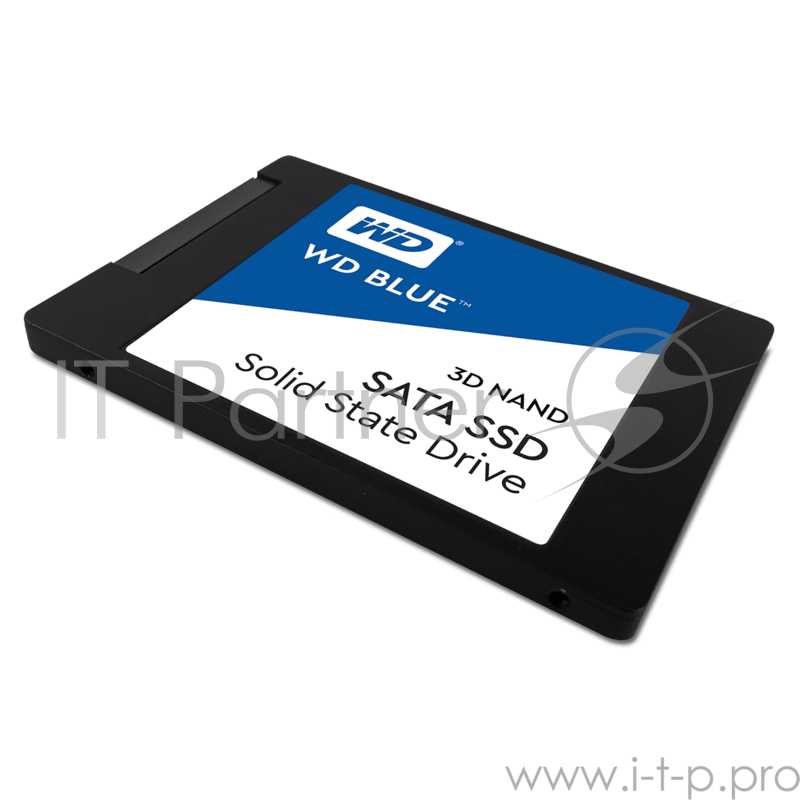 Накопитель твердотельный WD Твердотельный накопитель SSD WD Blue 3D NAND WDS400T2B0A 4ТБ 2,5 SATA-III (TLC)
