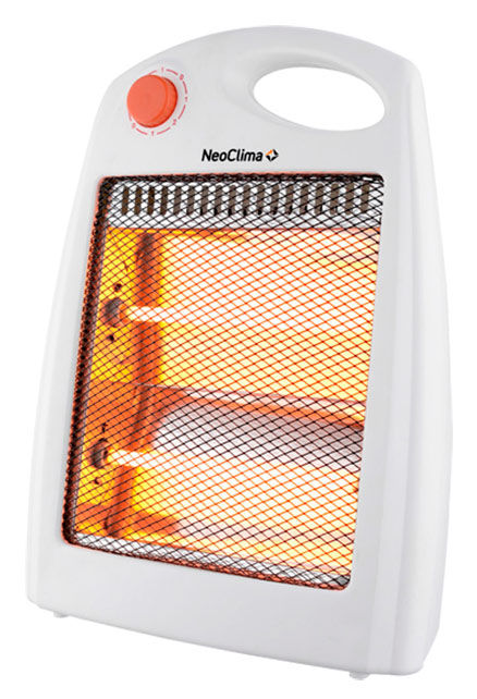 Обогреватель инфракрасный кварцевый NEOCLIMA NQH-05, 0.8 кВт. белый