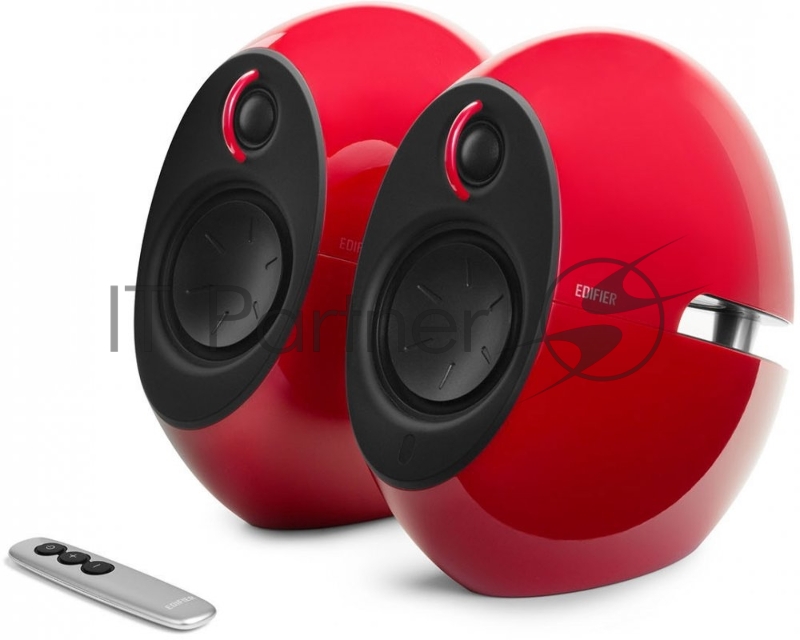 Колонки Edifier E25HD Red (2.0,74Вт RMS,Bluetooth v4,пульт ДУ)